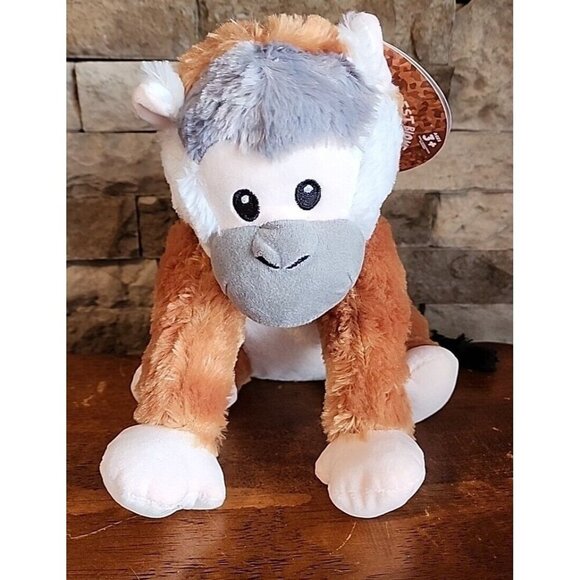 Rainforest Plush Black Capped Squirrel Monkey with Tag - Picture 1 of 12